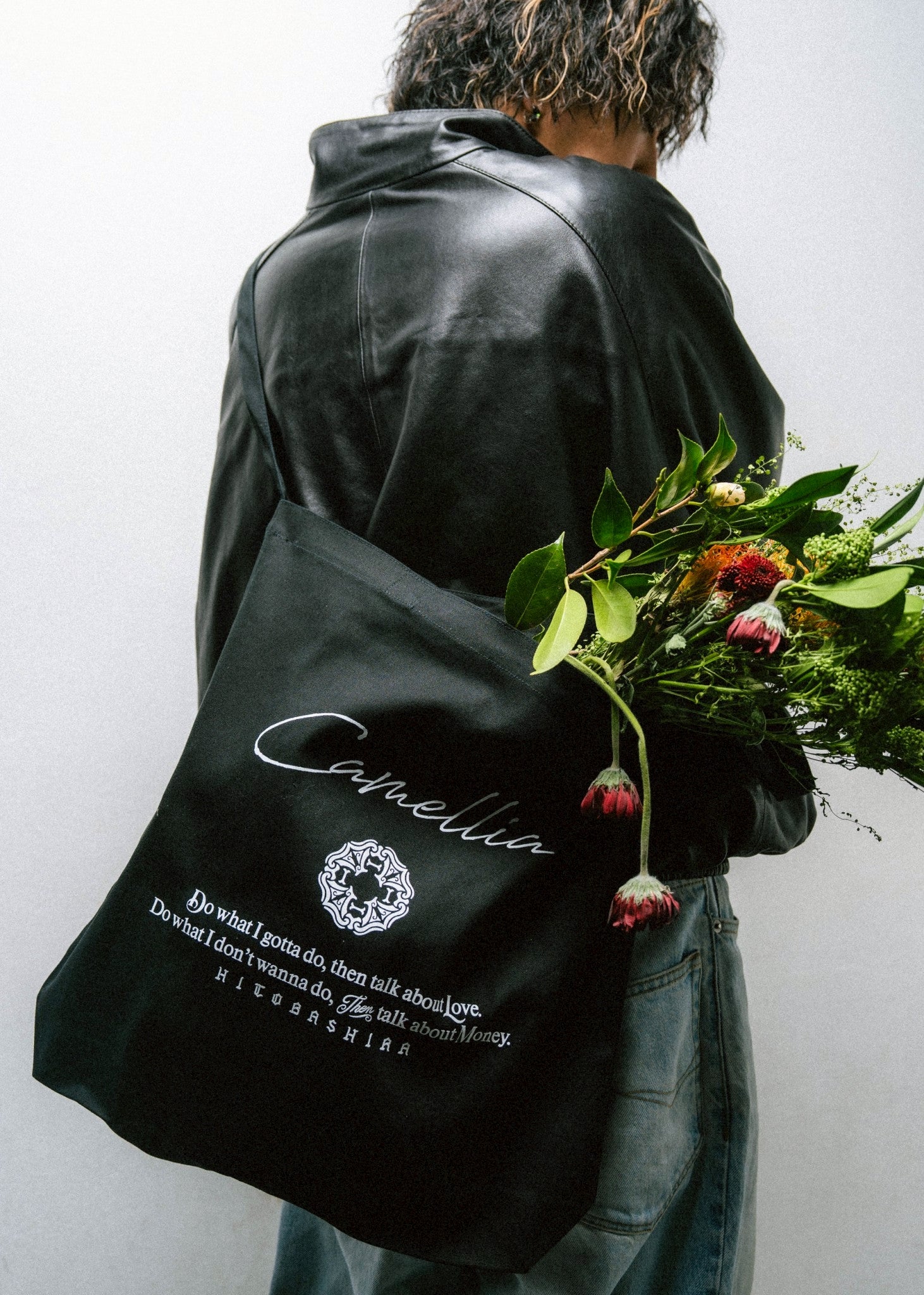 Camellia 2WAY Canvas Bag